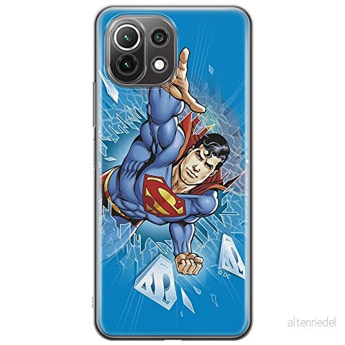 ERT GROUP mobiltelefonfodral för Xiaomi 11 LITE 4G/5G originalt och officiellt licensierat DC mönster Superman 005, fodral tillverkad av TPU plast 5903932729078