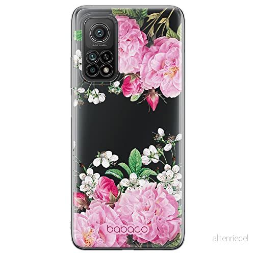 ERT GROUP mobiltelefonfodral för Xiaomi MI 10T 5G / PRO originalt och officiellt licensierat Babaco mönster Flowers 046 anpassad till formen på mobiltelefonen, gedeeltelijk transparant 5905131331526