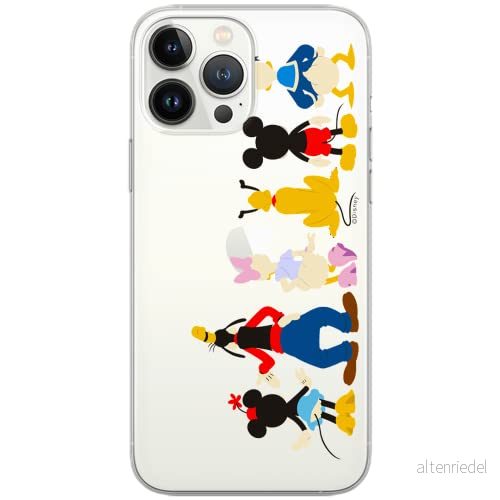 ERT GROUP mobiltelefonfodral för Huawei P30 originalt och officiellt licensierat Disney mönster Mickey & Friends 001 Vit optimalt anpassad till formen på mobiltelefonen, gedeeltelijk transparant 5903040639016