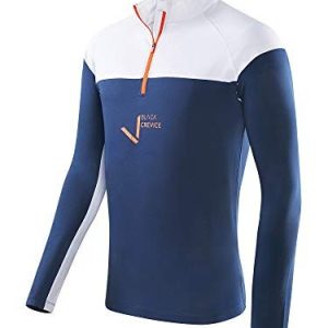 Black Crevice Ski Rolli – För Män – Långärmad Funktionell Tröja med Dragkedja 9120009550144