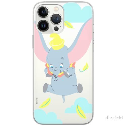 ERT GROUP mobiltelefonfodral för Samsung S10 originalt och officiellt licensierat Disney mönster Dumbo 014 Vit optimalt anpassad till formen på mobiltelefonen, gedeeltelijk transparant 5903537074023