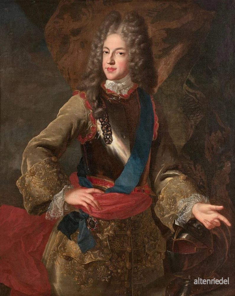 Målning Porträtt av prins Jacques François Edward Stuart - Alexis Simon Belle | Konsttryck - Bild 2
