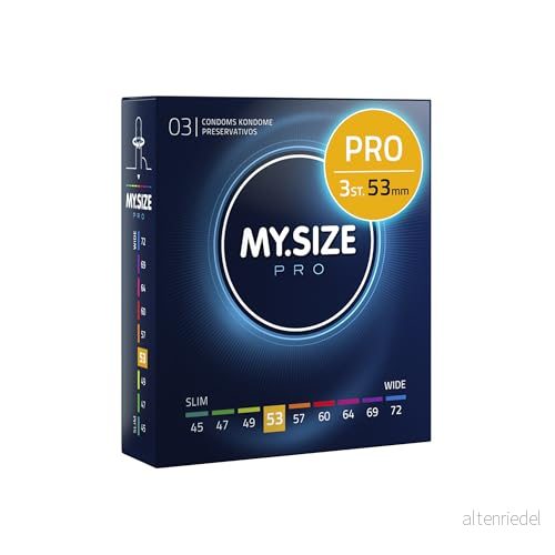 MY.SIZE PRO kondom storlek 3, 53mm, 3 stycken Den nya generationen kondomer 4025838403539