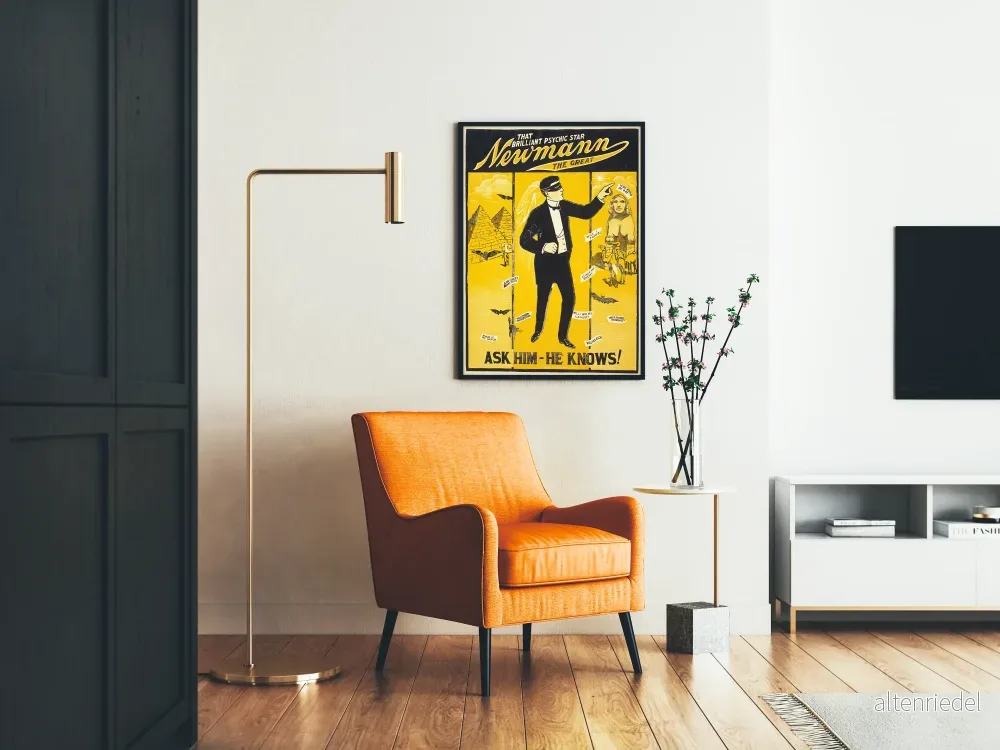 Vintageposter That Brilliant Psychic Star Newman The Great - Bild 2