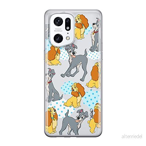 ERT GROUP mobiltelefonfodral för Oppo FIND X5 PRO originalt och officiellt licensierat Disney mönster Lady and the Tramp 004 optimalt anpassad till formen på mobiltelefonen, gedeeltelijk transparant 5905511414054