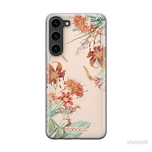 ERT GROUP mobiltelefonfodral för Samsung S23 originalt och officiellt licensierat Babaco mönster Flowers 057 optimalt anpassad till formen på mobiltelefonen, fodral tillverkad av TPU plast 5905511428334