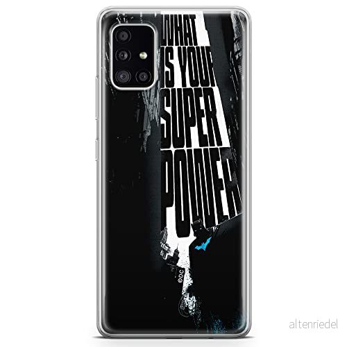 ERT GROUP mobiltelefonfodral för Samsung A51 5G originalt och officiellt licensierat DC mönster Batman 001 optimalt anpassad till formen på mobiltelefonen, fodral tillverkad av TPU plast 5904805454837