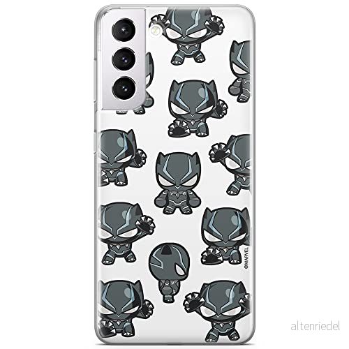ERT GROUP mobiltelefonfodral för Samsung S21 originalt och officiellt licensierat Marvel mönster Black Panther 016 optimalt anpassad till formen på mobiltelefonen, fodral tillverkad av TPU plast 5904805230660