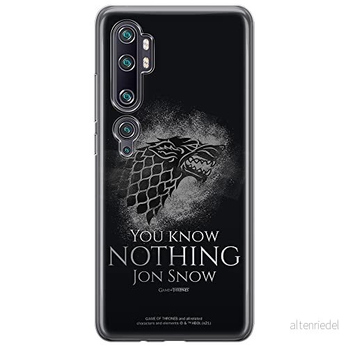 ERT GROUP mobiltelefonfodral för Xiaomi MI NOTE 10 Lite originalt och officiellt licensierat Game od Thrones mönster of 020, fodral tillverkad av TPU plast 5903932694345