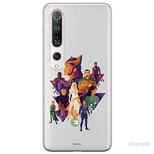 ERT GROUP mobiltelefonfodral för Xiaomi MI 10 / PRO originalt och officiellt licensierat Marvel mönster Eternals 007 optimalt anpassad till formen på mobiltelefonen, gedeeltelijk transparant 5904805115158