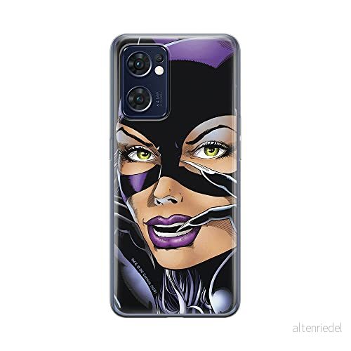 ERT GROUP mobiltelefonfodral för Oppo RENO 7 5G originalt och officiellt licensierat DC mönster Catwoman 005 optimalt anpassad till formen på mobiltelefonen, fodral tillverkad av TPU plast 5905511302115