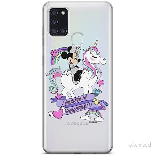 ERT GROUP mobiltelefonfodral för Samsung A21s originalt och officiellt licensierat Disney mönster Minnie 035 optimalt anpassad till formen på mobiltelefonen, gedeeltelijk transparant 5903040256923
