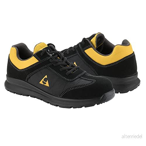 Bellota Volta S1P Säkerhetssko för män och kvinnor (36 47) av Anti slip Nylon Microfiba, Andningsskydd Resistent, Svart, 44 EU 8414299701579