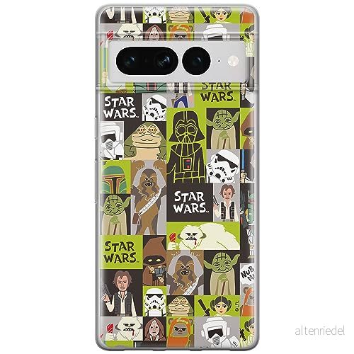 ERT GROUP mobiltelefonfodral för Google PIXEL 7 PRO originalt och officiellt licensierat Star Wars mönster 033 optimalt anpassad till formen på mobiltelefonen, fodral tillverkad av TPU plast 5905795167103