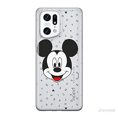 ERT GROUP mobiltelefonfodral för Oppo FIND X5 PRO originalt och officiellt licensierat Disney mönster Mickey 020 optimalt anpassad till formen på mobiltelefonen, gedeeltelijk transparant 5905511404208