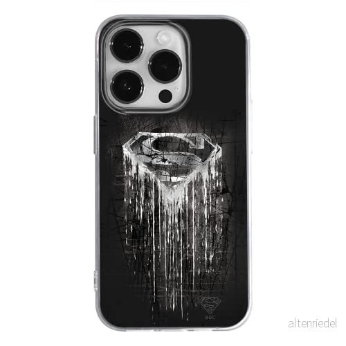 ERT GROUP mobiltelefonfodral för Apple Iphone 14 PRO originalt och officiellt licensierat DC mönster Superman 003 optimalt anpassad till formen på mobiltelefonen, fodral tillverkad av TPU plast 5905131877000