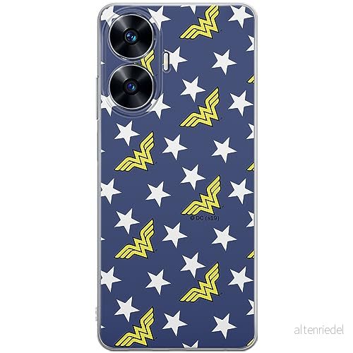 ERT GROUP mobiltelefonfodral för Realme C55 originalt och officiellt licensierat DC mönster Wonder Woman 007 optimalt anpassad till formen på mobiltelefonen, fodral tillverkad av TPU plast 5905511860080