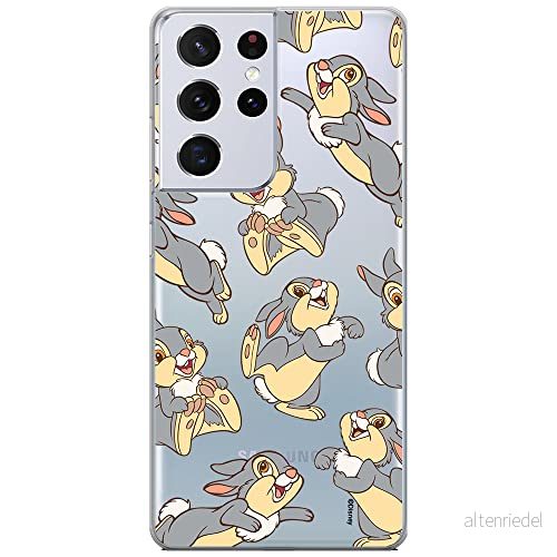 ERT GROUP mobiltelefonfodral för Samsung S21 ULTRA originalt och officiellt licensierat Disney mönster Thumper 003 optimalt anpassad till formen på mobiltelefonen, gedeeltelijk transparant 5905131820143