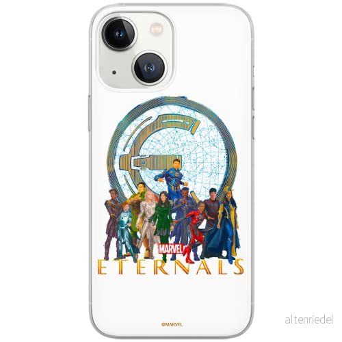 ERT GROUP mobiltelefonfodral för Iphone 13 originalt och officiellt licensierat Marvel mönster Eternals 006 Vit optimalt anpassad till formen på mobiltelefonen, fodral tillverkad av TPU plast 5904805110962