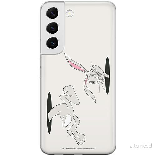 ERT GROUP mobiltelefonfodral för Samsung S22 originalt och officiellt licensierat Looney Tunes mönster Bugs 016 optimalt anpassad till formen på mobiltelefonen, fodral tillverkad av TPU plast 5905795079796