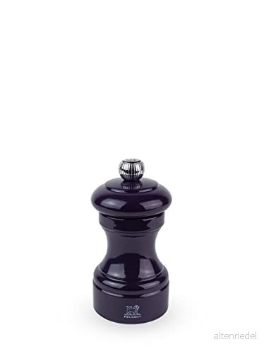 Peugeot Pepparkvarn Bistro 10 cm Slipgradsjustering av Trä med PEFC-tätning Auberginfärgad 4006950040765