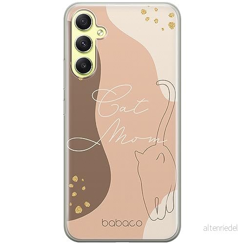 ERT GROUP mobiltelefonfodral för Samsung A34 5G originalt och officiellt licensierat Babaco mönster Cats 006 optimalt anpassad till formen på mobiltelefonen, fodral tillverkad av TPU plast 5905511784737