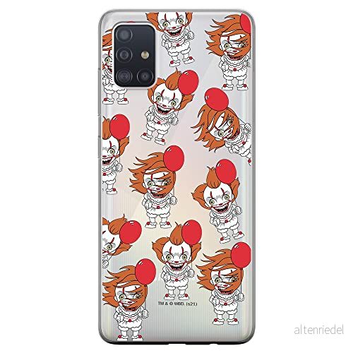 ERT GROUP mobiltelefonfodral för Samsung A51 originalt och officiellt licensierat Horror mönster It 007 optimalt anpassad till formen på mobiltelefonen, gedeeltelijk transparant 5905131959430