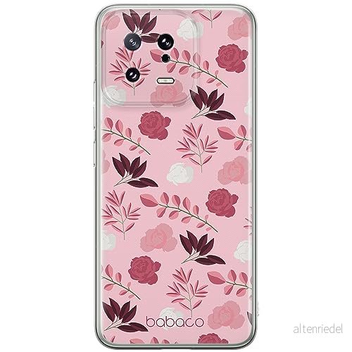 ERT GROUP mobiltelefonfodral för Xiaomi 13 originalt och officiellt licensierat Babaco mönster Flowers 020 optimalt anpassad till formen på mobiltelefonen, fodral tillverkad av TPU plast 5905511904562