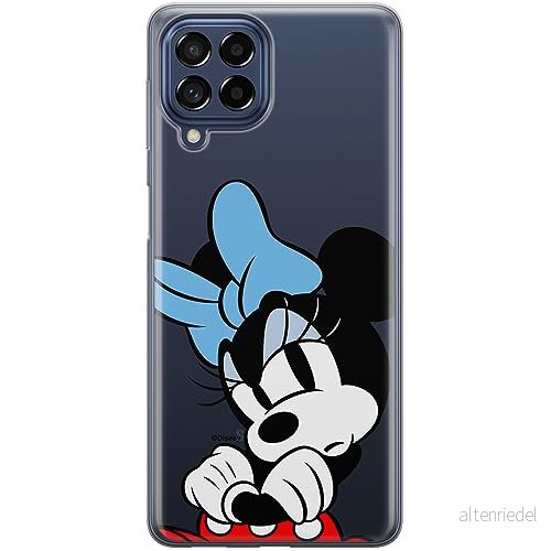 ERT GROUP mobiltelefonfodral för Samsung M53 5G originalt och officiellt licensierat Disney mönster Minnie 077 optimalt anpassad till formen på mobiltelefonen, gedeeltelijk transparant 5905795029210