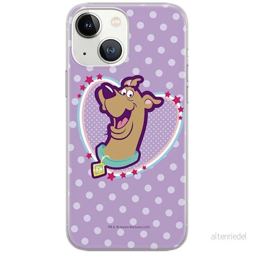 ERT GROUP mobiltelefonfodral för Iphone 13 MINI originalt och officiellt licensierat Scooby Doo mönster 005 Vit optimalt anpassad, fodral tillverkad av TPU plast 5903932847727