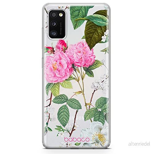 ERT GROUP mobiltelefonfodral för Samsung A41 originalt och officiellt licensierat Babaco mönster Flowers 037 optimalt anpassad till formen på mobiltelefonen, gedeeltelijk transparant 5905131298805