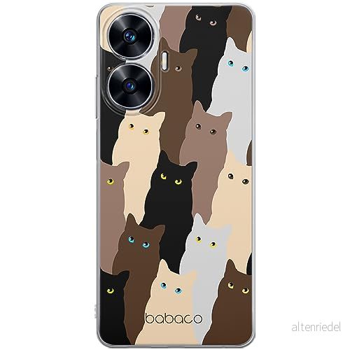 ERT GROUP mobiltelefonfodral för Realme C55 originalt och officiellt licensierat Babaco mönster Cats 001 optimalt anpassad till formen på mobiltelefonen, fodral tillverkad av TPU plast 5905511866617