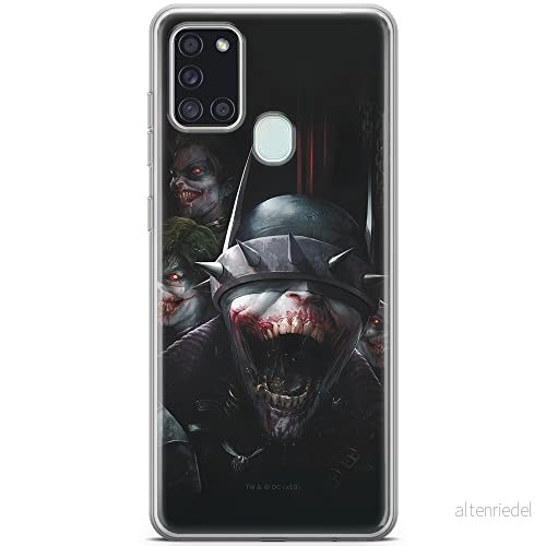 ERT GROUP mobiltelefonfodral för Samsung A21s originalt och officiellt licensierat DC mönster Batman Who Laughs 003 optimalt anpassad till formen på mobiltelefonen, fodral tillverkad av TPU plast 5903040259108