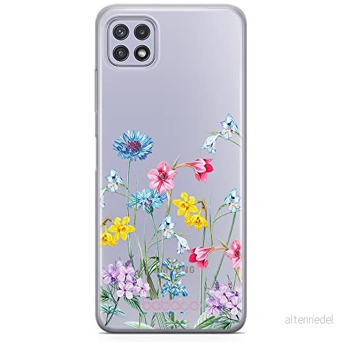 ERT GROUP mobiltelefonfodral för Samsung A22 5G originalt och officiellt licensierat Babaco mönster Flowers 040 optimalt anpassad till formen på mobiltelefonen, gedeeltelijk transparant 5905131311269