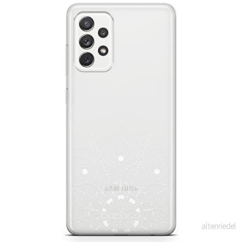 ERT GROUP mobiltelefonfodral för Samsung A53 5G originalt och officiellt licensierat Babaco mönster Mandalas 008 Vit optimalt anpassad till formen på mobiltelefonen, gedeeltelijk transparant 5904805854767