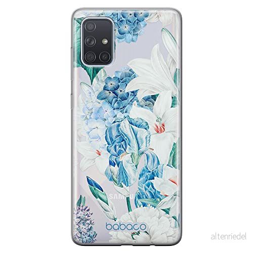 ERT GROUP mobiltelefonfodral för Samsung A71 5G originalt och officiellt licensierat Babaco mönster Flowers 026 optimalt anpassad till formen på mobiltelefonen, gedeeltelijk transparant 5905131261335