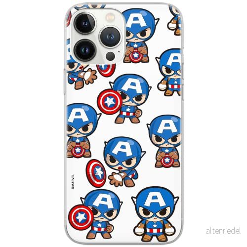 ERT GROUP mobiltelefonfodral för Samsung A51 originalt och officiellt licensierat Marvel mönster Captain America 029 Vit optimalt anpassad till formen på mobiltelefonen, fodral tillverkad av TPU plast 5904805315404