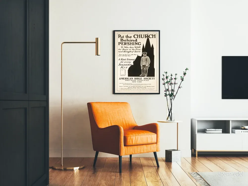 Vintageaffisch Krig och andlighet - American Bible Society - Bild 2