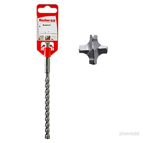 Fischer Quattric II 30/400/450 SDS Plus Four skärande borr och borrhammare, 549969 4048962307054
