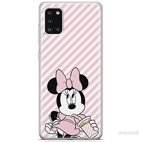 ERT GROUP mobiltelefonfodral för Samsung A31 originalt och officiellt licensierat Disney mönster Minnie 017 optimalt anpassad till formen på mobiltelefonen, fodral tillverkad av TPU plast 5903040213476