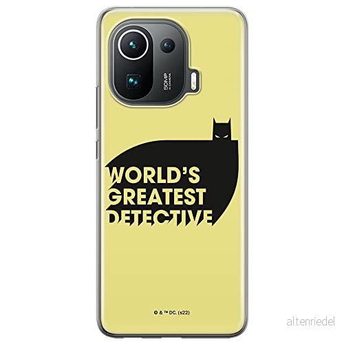 ERT GROUP mobiltelefonfodral för Xiaomi MI 11 PRO originalt och officiellt licensierat DC mönster Batman 051 optimalt anpassad till formen på mobiltelefonen, fodral tillverkad av TPU plast 5905131541697
