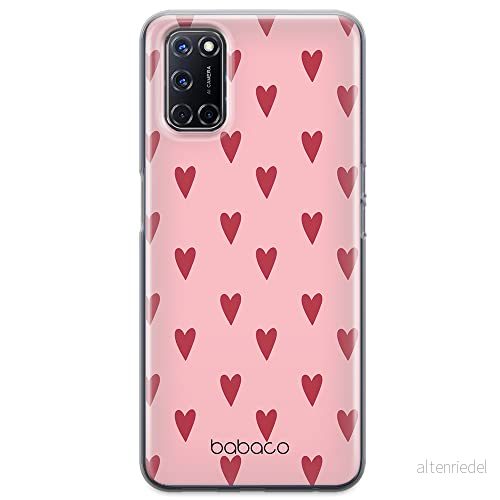 ERT GROUP mobiltelefonfodral för Oppo A92/ A72/ A52 originalt och officiellt licensierat Babaco mönster Hearts 004 optimalt anpassad till formen på mobiltelefonen, fodral tillverkad av TPU plast 5904805016943