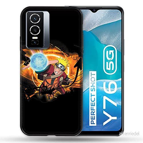 Fodral för Vivo Y76 5G Manga Naruto svart 3614848291987