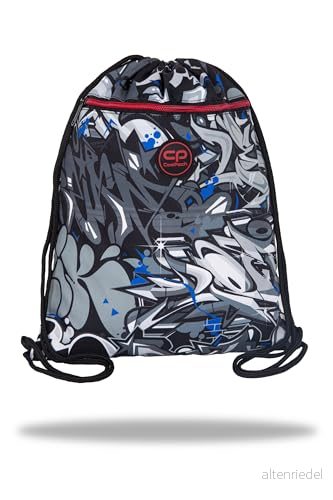 Coolpack Street Art Green, unisex barn sportväska, en storlek, Material: Polyester, Taille unique 5903686327568