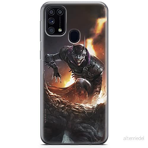 ERT GROUP mobiltelefonfodral för Samsung M31 originalt och officiellt licensierat DC mönster Batman Who Laughs 001 optimalt anpassad till formen på mobiltelefonen, fodral tillverkad av TPU plast 5904805481871