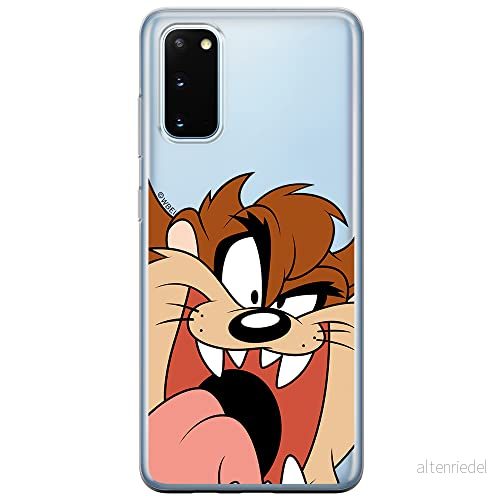 ERT GROUP mobiltelefonfodral för Samsung S20 / S11E originalt och officiellt licensierat Looney Tunes mönster Tasmanian 001 Vit anpassad till formen på mobiltelefonen, gedeeltelijk transparant 5903537539966