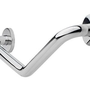 AsinoX 202545721 Skyddshandtag för badrum, rostfritt stål, 457 mm, Matt Grå 8436036020194