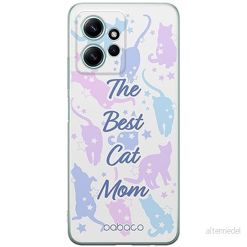 ERT GROUP mobiltelefonfodral för Xiaomi REDMI NOTE 12 4G originalt och officiellt licensierat Babaco mönster Cats 017 optimalt anpassad till formen på mobiltelefonen, fodral tillverkad av TPU plast 5905511946715