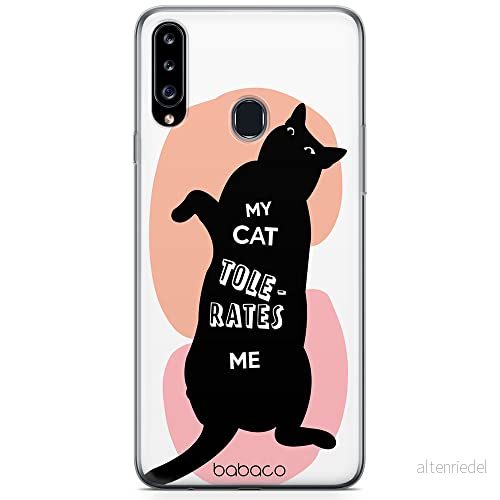 ERT GROUP mobiltelefonfodral för Samsung A20S originalt och officiellt licensierat Babaco mönster Cats 003 optimalt anpassad till formen på mobiltelefonen, fodral tillverkad av TPU plast 5905131063465