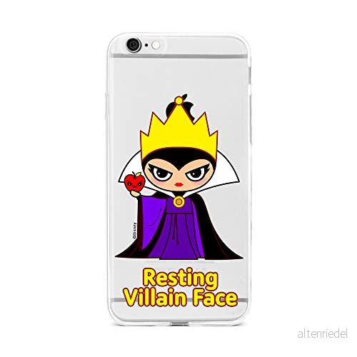 ERT GROUP mobiltelefonfodral för Iphone 6/6S originalt och officiellt licensierat Disney mönster The Evil Queen 002 optimalt anpassad till formen på mobiltelefonen, gedeeltelijk transparant 5905131497048